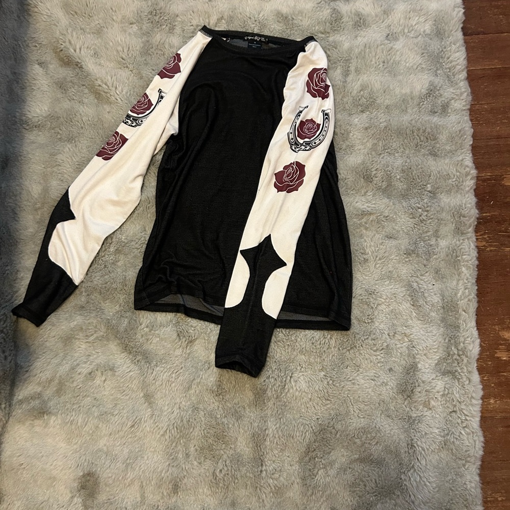 Cowgirl Tuff Black and Gray Jacket